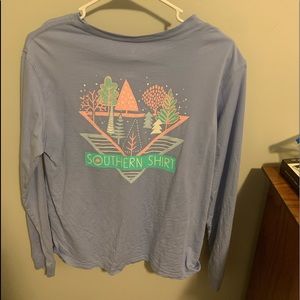 periwinkle southern shirt